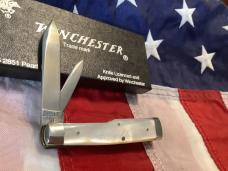 1991 Winchester Gunstock Knife (Mdl# 2851 P) w/ Mother of Pearl Handles