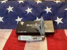 1991 Winchester Gunstock Knife (Mdl# 2851 P) w/ Mother of Pearl Handles