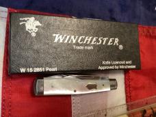 1991 Winchester Gunstock Knife (Mdl# 2851 P) w/ Mother of Pearl Handles