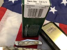 2008 Case Peanut (MDL# 6220 SS) w/ Great "Rattle Snake" Bone Handles -NOS in box +Tin