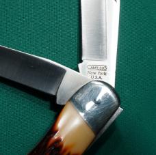 VINTAGE CAMILLUS "BIG JACK" 2  BLADE FOLDING KNIFE  #26