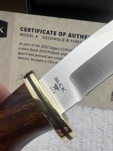 Buck Legacy Limited Production 212 Ranger Fixed Blade Made In 2022 In USA NIB 