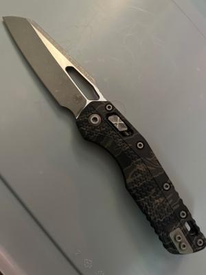 Microtech MSI NIB tiger stripe