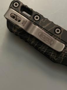 Microtech MSI NIB tiger stripe. 