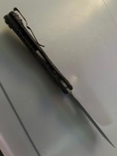 Microtech MSI NIB tiger stripe. 