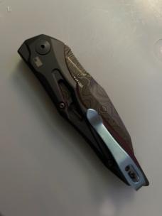 Kershaw auto DAMASCUS …NIB 