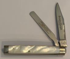 New In Original Box Schatt and Morgan Mother of Pearl Baby Doc with Spatula