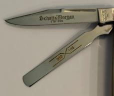 New In Original Box Schatt and Morgan Mother of Pearl Baby Doc with Spatula