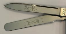 New In Original Box Schatt and Morgan Mother of Pearl Doctor with Spatula