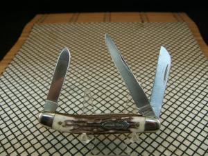 SCHRADE UNCLE HENRY 897UH VINTAGE USA SIGNATURE PREMIUM STOCKMAN EXCELLENT FOLDING POCKET KNIFE