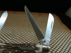 SCHRADE UNCLE HENRY 897UH VINTAGE U.S.A. SIGNATURE PREMIUM STOCKMAN EXCELLENT FOLDING POCKET KNIFE