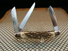 SCHRADE UNCLE HENRY 897UH VINTAGE U.S.A. SIGNATURE PREMIUM STOCKMAN EXCELLENT FOLDING POCKET KNIFE
