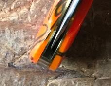 Great Eastern Cutlery Tidioute 562123EO Orange Scramble Acrylic Dog Leg Jack Knife 1 of 315 NEW
