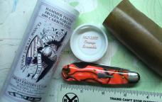 Great Eastern Cutlery Tidioute 562123EO Orange Scramble Acrylic Dog Leg Jack Knife 1 of 315 NEW