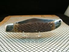 SCHRADE-WALDEN N.Y. USA 225H VINTAGE 1946/1973 LIGHTLY USED CARBON STEEL BLADES FOLDING POCKET KNIFE