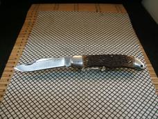 SCHRADE-WALDEN N.Y. USA 225H VINTAGE 1946/1973 LIGHTLY USED CARBON STEEL BLADES FOLDING POCKET KNIFE