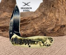 Schrade Pro Hunter 3" Drop Point Linerlock Camo Handle Folding Knife ST6C (17)