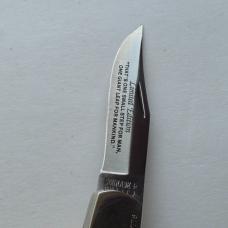 Vintage Schrade USA The Eagle Has Landed Apollo 11 Scrimshaw Knife CIB Box Sheath