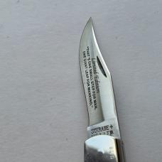Vintage Schrade USA The Eagle Has Landed Apollo 11 Scrimshaw Knife CIB Box Sheath