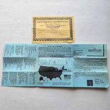 Vintage Schrade USA Wings of Victory P-51 Mustang Scrimshaw Knife CIB Box Sheath