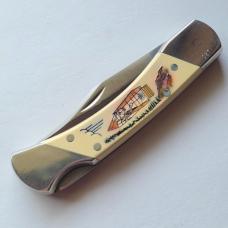 Vintage Schrade USA Flight of the Flyer Wright Brothers Scrimshaw Knife CIB Box