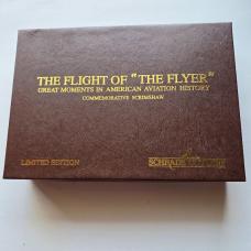 Vintage Schrade USA Flight of the Flyer Wright Brothers Scrimshaw Knife CIB Box