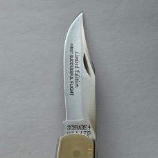 Vintage Schrade USA Flight of the Flyer Wright Brothers Scrimshaw Knife CIB Box
