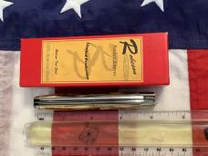 Robeson Pocket Eze (by Queen) Razor Trapper w/ Super Stag Handles -NOS in orig box