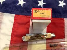 Robeson Pocket Eze (by Queen) Razor Trapper w/ Super Stag Handles -NOS in orig box