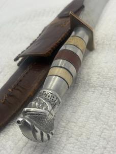 Vintage Fixed Blade Knife And Sheath Hope Someone Knows What It Is (?)