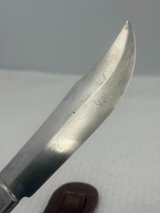 Vintage Fixed Blade Knife And Sheath Hope Someone Knows What It Is (?)