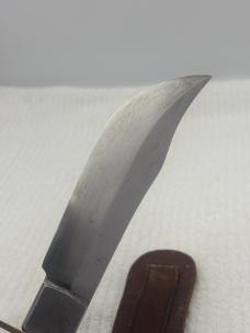 Vintage Fixed Blade Knife And Sheath Hope Someone Knows What It Is (?)