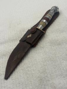 Vintage Fixed Blade Knife And Sheath Hope Someone Knows What It Is (?)