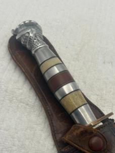 Vintage Fixed Blade Knife And Sheath Hope Someone Knows What It Is (?)