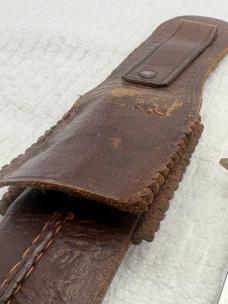 Vintage Fixed Blade Knife And Sheath Hope Someone Knows What It Is (?)