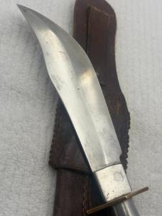 Vintage Fixed Blade Knife And Sheath Hope Someone Knows What It Is (?)