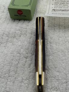 Remington 1984 Made In USA Lock Back 1 Blade Bullet Knife R1173L