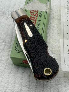 Remington 1984 Made In USA Lock Back 1 Blade Bullet Knife R1173L