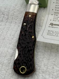 Remington 1984 Made In USA Lock Back 1 Blade Bullet Knife R1173L