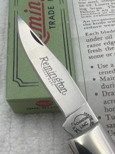 Remington 1984 Made In USA Lock Back 1 Blade Bullet Knife R1173L