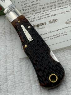 Remington 1984 Made In USA Lock Back 1 Blade Bullet Knife R1173L