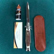 NEW AGA Campolin 11" Black Widow w_Stag and Filework