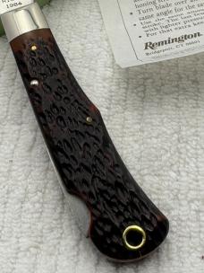 Remington 1984 Made In USA Lock Back 1 Blade Bullet Knife R1303