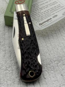Remington 1984 Made In USA Lock Back 1 Blade Bullet Knife R1303
