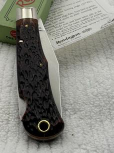 Remington 1984 Made In USA Lock Back 1 Blade Bullet Knife R1303