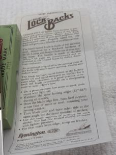 Remington 1984 Made In USA Lock Back 1 Blade Bullet Knife R1303