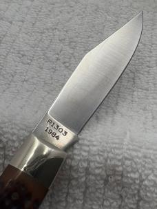 Remington 1984 Made In USA Lock Back 1 Blade Bullet Knife R1303