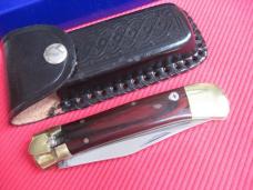 Vintage Folding Hunter Leverlock Switchblade Knife - New Old Stock!
