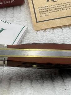 Remington 2000 Made In USA 1 Blade Lock Back R1630 Bullet Knife The Navigator