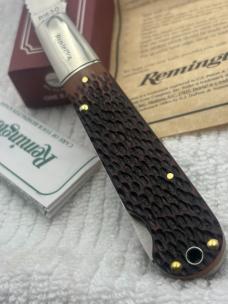 Remington 2000 Made In USA 1 Blade Lock Back R1630 Bullet Knife The Navigator